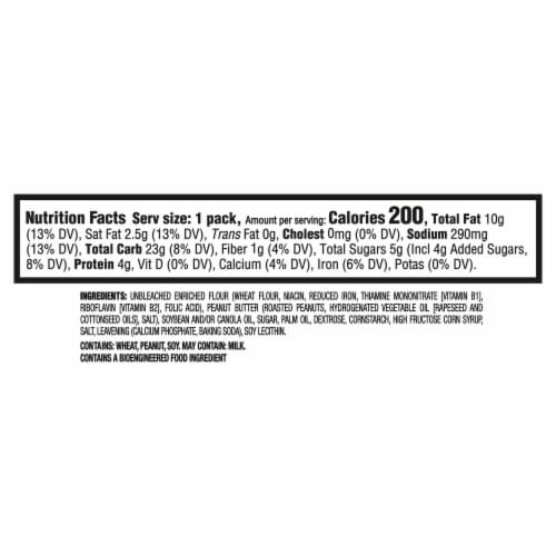 Nabisco Ritz Peanut Butter Sandwich Crackers Perspective: bottom
