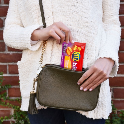 RITZ Bits Cheese Sandwich Crackers Perspective: bottom