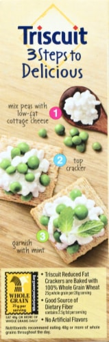 Triscuit Reduced Fat Crackers Perspective: bottom