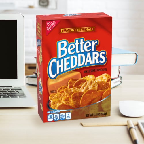 Better Cheddars Cheese Crackers Perspective: bottom