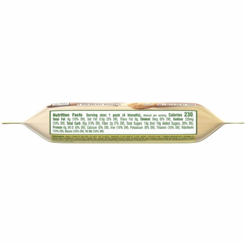 belVita Cinnamon Brown Sugar Breakfast Biscuit Perspective: bottom