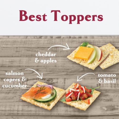 Red Oval Farms Stoned Wheat Thins Crackers Perspective: bottom