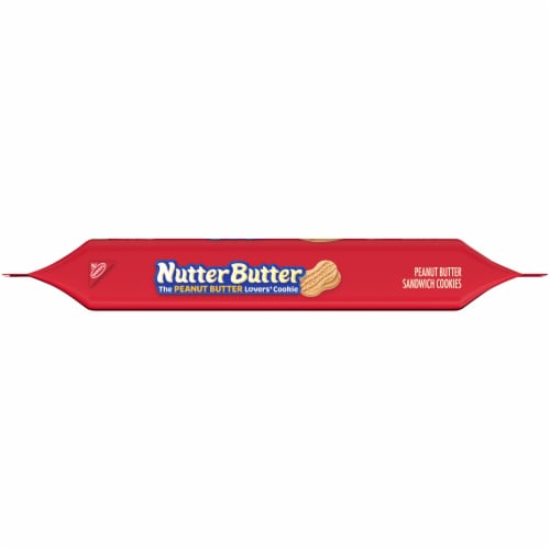Nutter Butter Peanut Butter Sandwich Cookies Perspective: bottom