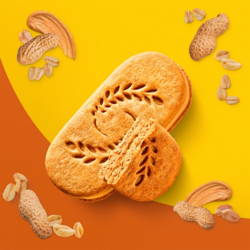 Belvita Breakfast Sandwich Peanut Butter Breakfast Biscuits Perspective: bottom