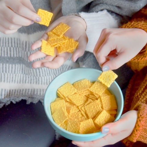 Good Thins Sea Salt Corn Snacks Gluten Free Crackers Perspective: bottom