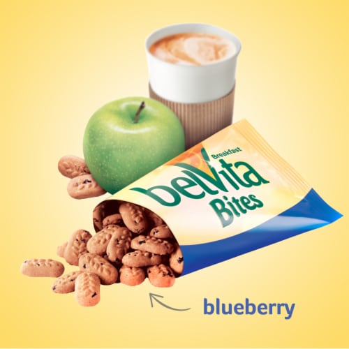 Belvita Bites Blueberry Mini Breakfast Biscuits Perspective: bottom