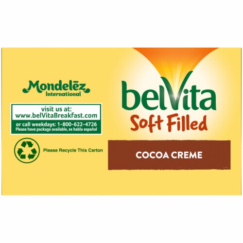 belVita Soft Filled Cocoa Creme Baked Biscuits Perspective: bottom