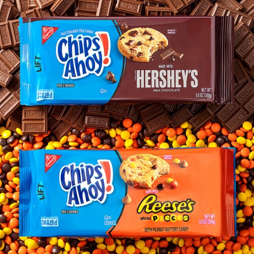 Chips Ahoy! Hershey'S Milk Chocolate Chip Cookies Perspective: bottom