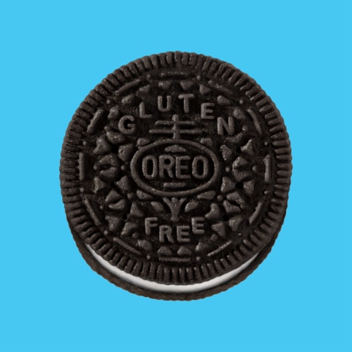 Oreo Gluten Free Chocolate Sandwich Cookies Perspective: bottom