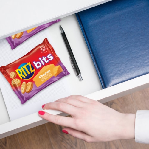 RITZ Bits Cheese and RITZ Bits Peanut Butter Sandwich Crackers Variety Pack Perspective: bottom