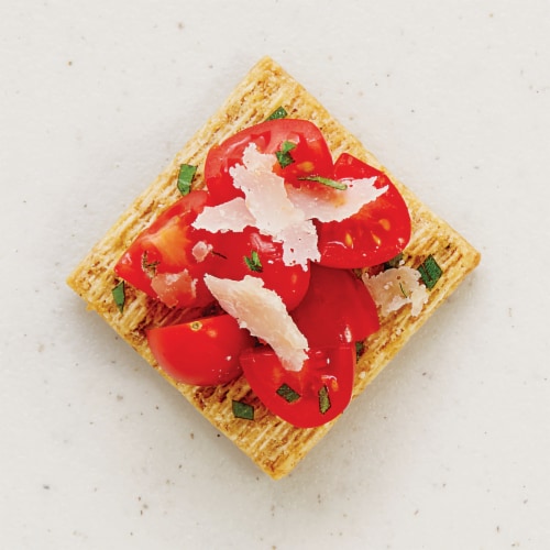 Triscuit Roasted Garlic Whole Grain Wheat Crackers Family Size Perspective: bottom