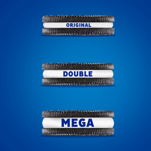 OREO Mega Stuf Chocolate Sandwich Cookies Party Size Perspective: bottom
