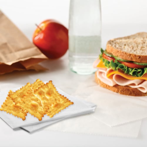 RITZ Toasted Chips Everything Crackers Perspective: bottom