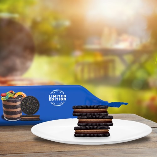Oreo Dirt Cake Chocolate Sandwich Cookies Perspective: bottom