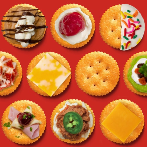 RITZ Crackers Entertaining Variety Pack with Original Everything and Garlic Butter Crackers Perspective: bottom
