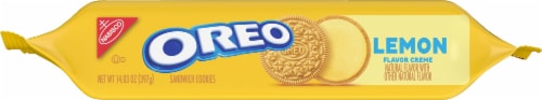 Nabisco Lemon Flavor Creme Sandwich Cookies Perspective: bottom