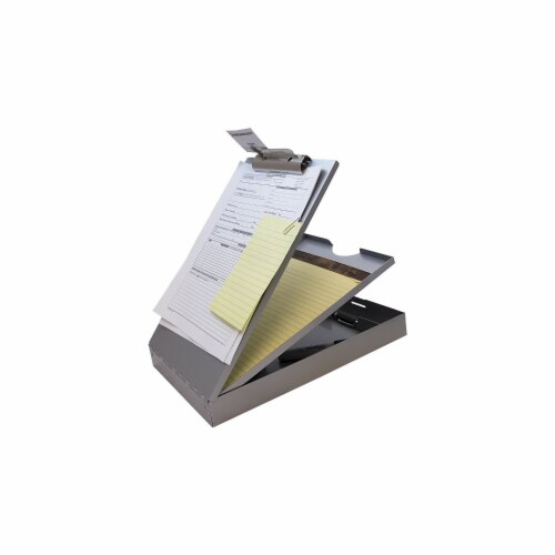 Saunders Storage Clipboard,Letter Sz,Metal,Silver 21017 Perspective: bottom