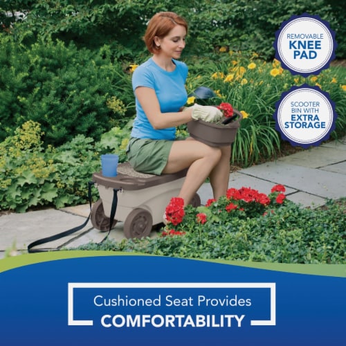 Suncast® Garden Scooter Perspective: bottom