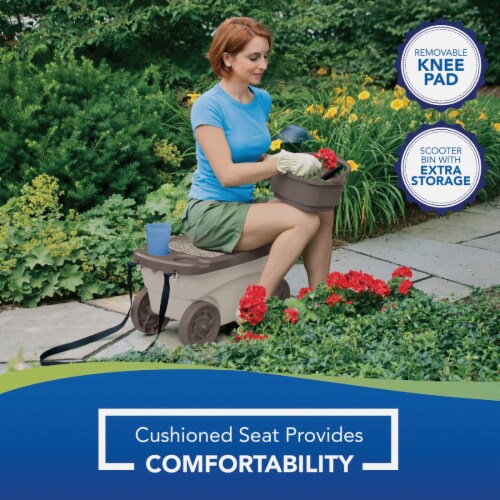 Suncast® Garden Scooter Perspective: bottom