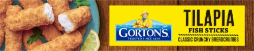 Gorton's® Classic Crunchy Breadcrumbs Tilapia Fish Sticks Perspective: bottom