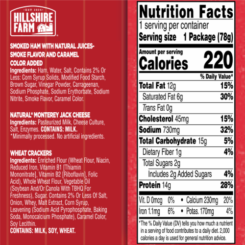 Hillshire Farm Snack Kits - Ham & Monterey Jack Perspective: bottom