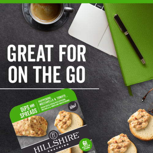 Hillshire® Snacking Dips and Spreads Pepperoni Mozzarella & Tomato Perspective: bottom