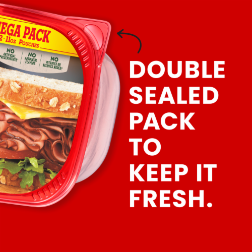 Hillshire Farm Ultra Thin Sliced Black Forest Ham Sandwich Meat Perspective: bottom
