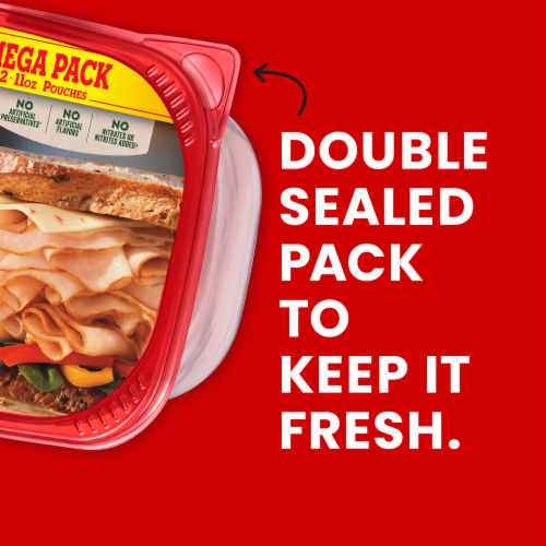 Hillshire Farm Ultra Thin Sliced Honey Roasted Turkey Breast Sandwich Meat Perspective: bottom