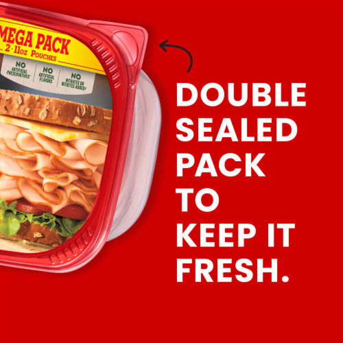 Hillshire Farm Ultra Thin Sliced Oven Roasted Turkey Breast Sandwich Meat Perspective: bottom