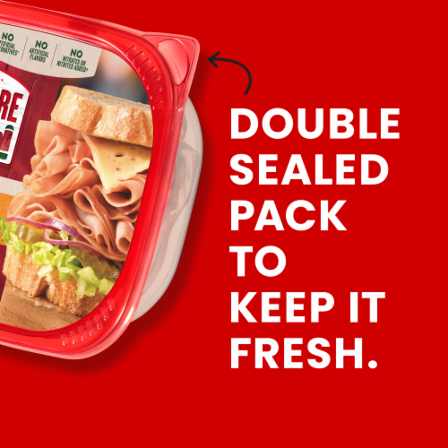 Hillshire Farm Ultra Thin Sliced Honey Ham Sandwich Meat Perspective: bottom