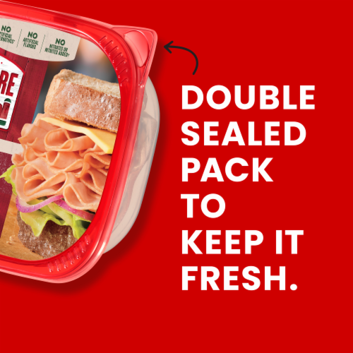 Hillshire Farm Ultra Thin Sliced Smoked Ham Sandwich Meat Perspective: bottom