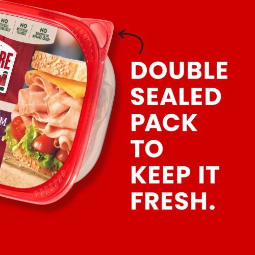 Hillshire Farm Ultra Thin Sliced Brown Sugar Ham Sandwich Meat Perspective: bottom