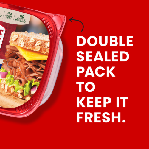 Hillshire Farm® Ultra Thin Sliced Roast Beef Lunch Meat Perspective: bottom