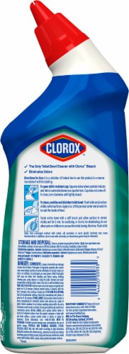 Clorox Bleach Fresh Breeze Scent Toilet Bowl Cleaner Perspective: bottom