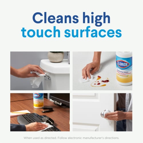 Clorox Fresh Scent Disinfecting Wipes Perspective: bottom