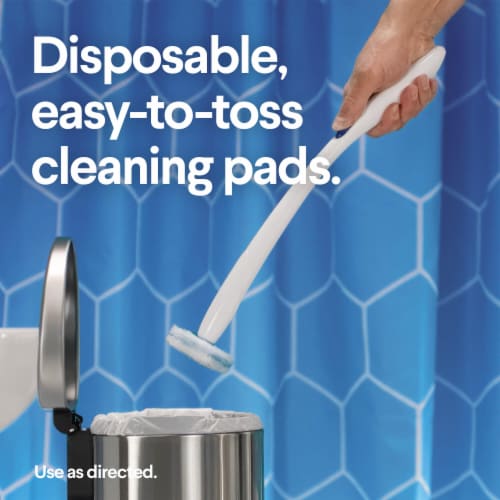 Clorox Disposable Toilet Refill Heads and Storage Caddy ToiletWand Cleaning System Perspective: bottom