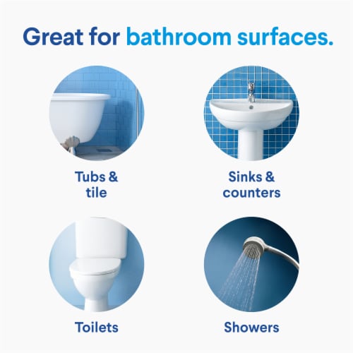 Clorox Original Bathroom Disinfecting Cleaner Perspective: bottom