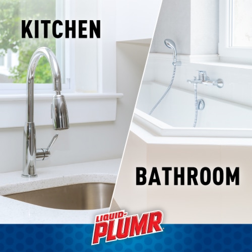 Liquid-Plumr Industrial Strength Urgent Clear Liquid Drain Cleaner Perspective: bottom