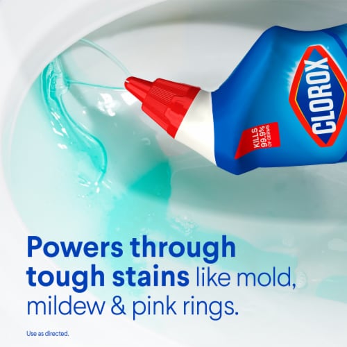 Clorox Ocean Mist Clinging Bleach Gel Toilet Bowl Cleaner Perspective: bottom