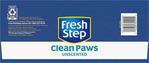 Fresh Step™ Clean Paws Unscented Multi-Cat Clumping Cat Litter Perspective: bottom
