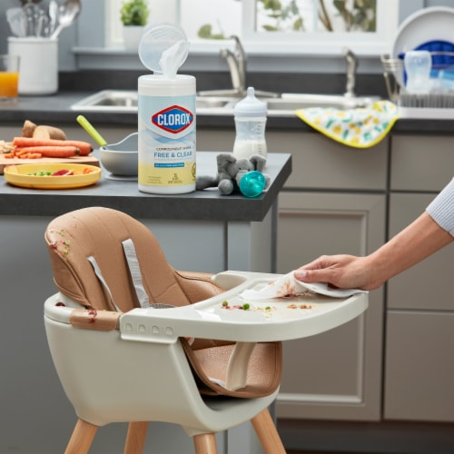 Clorox Simply Lemon Compostable Cleaning Wipes Perspective: bottom