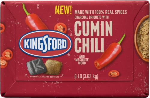 Kingsford® Charcoal Briquettes - Cumin/Chili/Mesquite Wood/BBQ - 8 lb Perspective: bottom