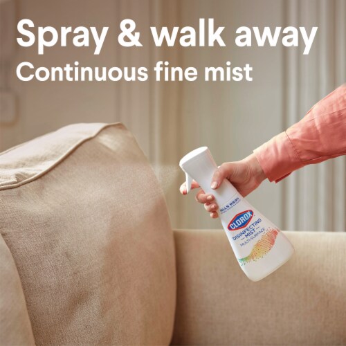Clorox Disinfecting Mist Eucalyptus Peppermint Disinfecting Spray Perspective: bottom