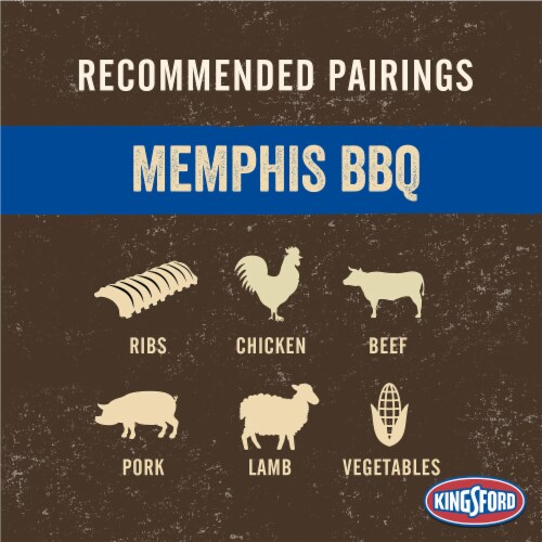 Kingsford Signature Flavors BBQ Charcoal Briquettes, Memphis BBQ and Hickory Wood Perspective: bottom