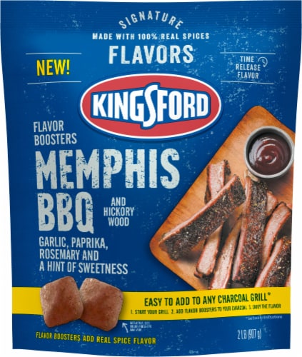 Kingsford Signature Flavors Memphis BBQ and Hickory Wood Flavor Boosters Perspective: bottom