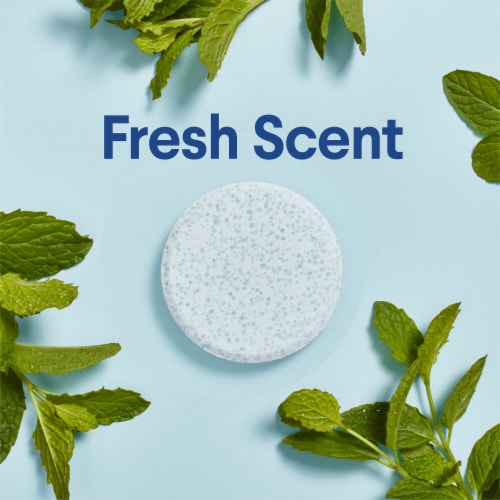 Clorox Bleach Free Fresh Scent Foaming Toilet Bomb Toilet Bowl Cleaner Perspective: bottom