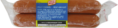 Oscar Mayer Classic Beef Franks Perspective: bottom
