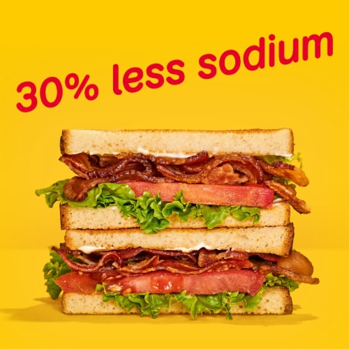 Oscar Mayer Naturally Hardwood Smoked Bacon with 30% Lower Sodium Perspective: bottom