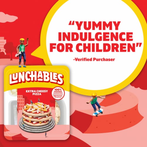 Lunchables Extra Cheesy Pizza Snack Kit Perspective: bottom