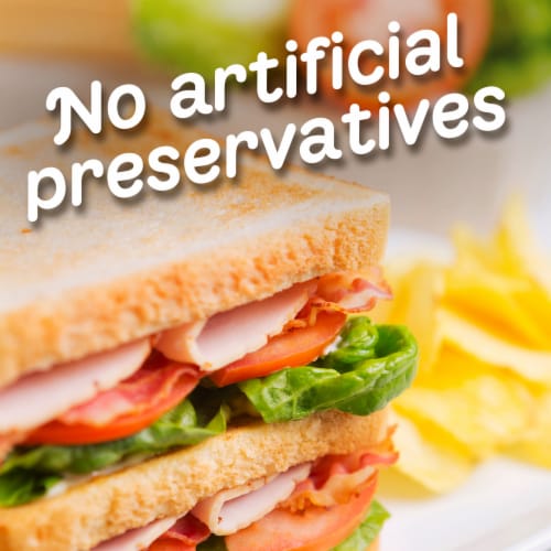 Oscar Mayer Smoked Lean White Turkey Sliced Lunch Meat Perspective: bottom